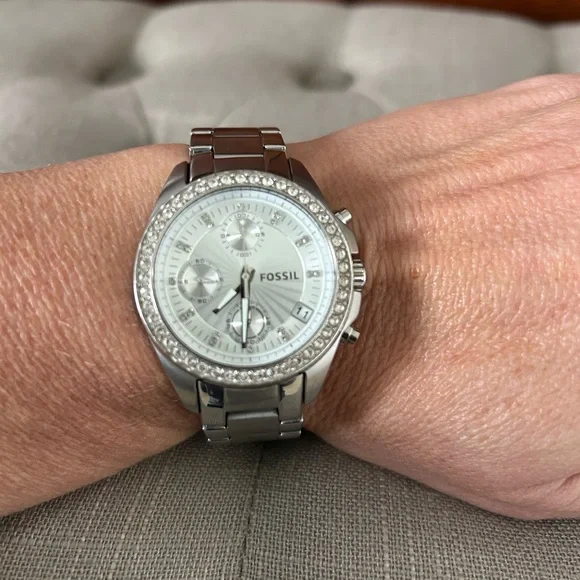 Fossil | Accessories | Fossil Womens Silver Chronograph  display picture 1